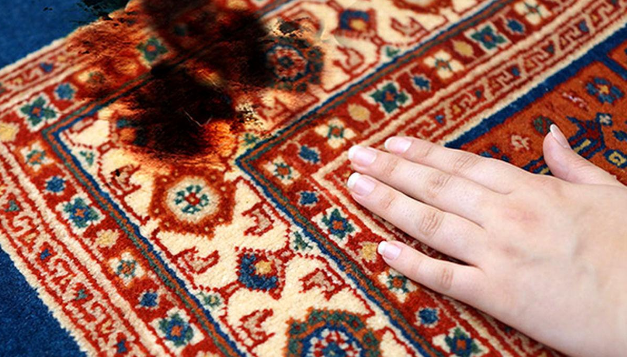 رفع سوختگی فرش